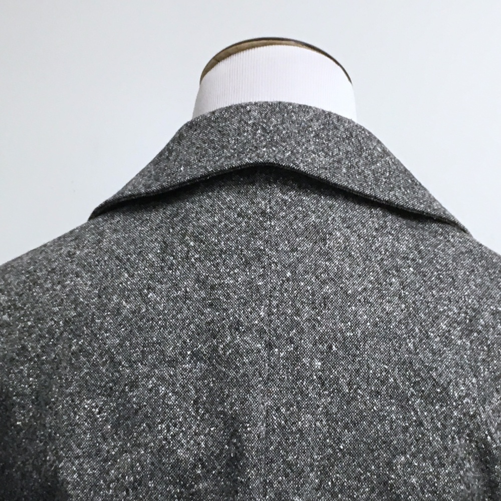 Pendleton black wool silk tweed blazer lined jacket classic 6 - Picture 4 of 8